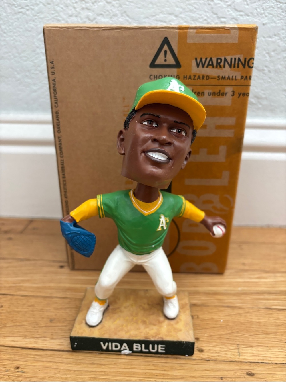 Oakland Athletics A’s Vida Blue #35 Bobblehead 2004 SGA